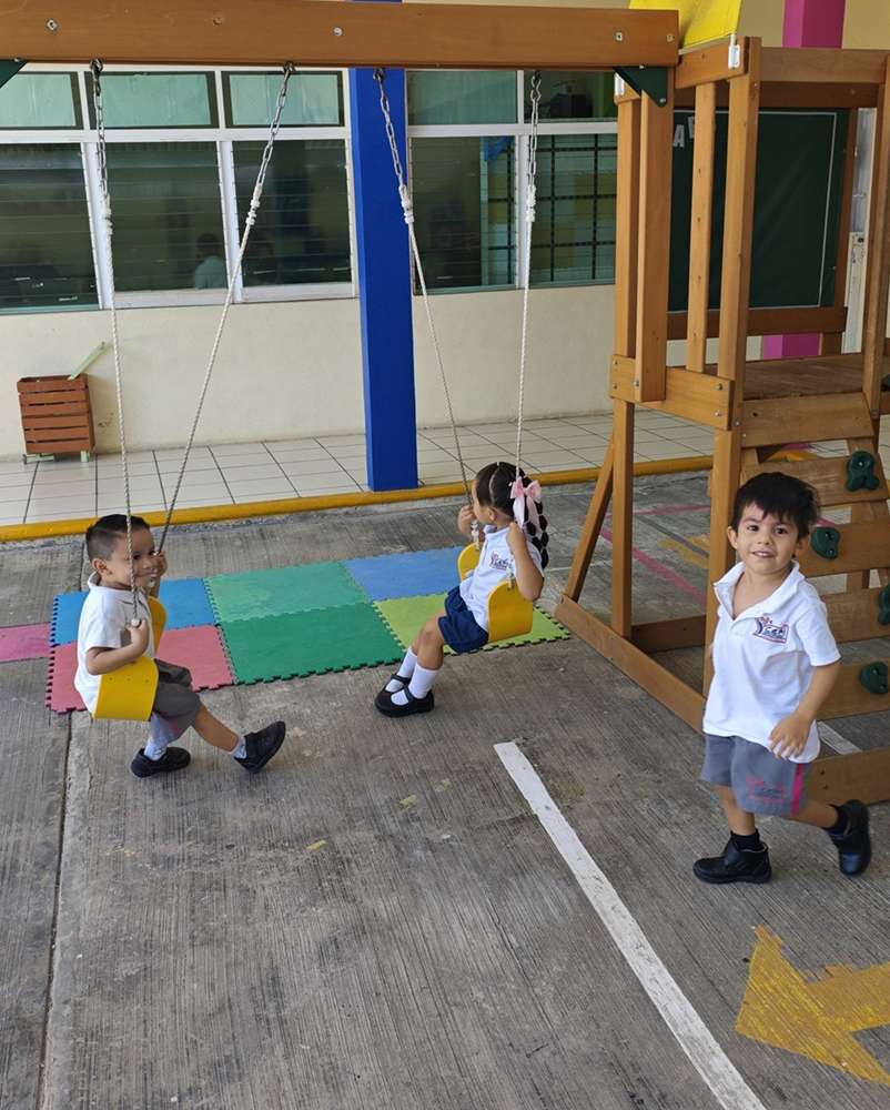 Alumnos de preescolar en CEPI Chetumal